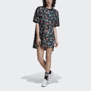 Adidas Floral Allover Print Dress (Size S)